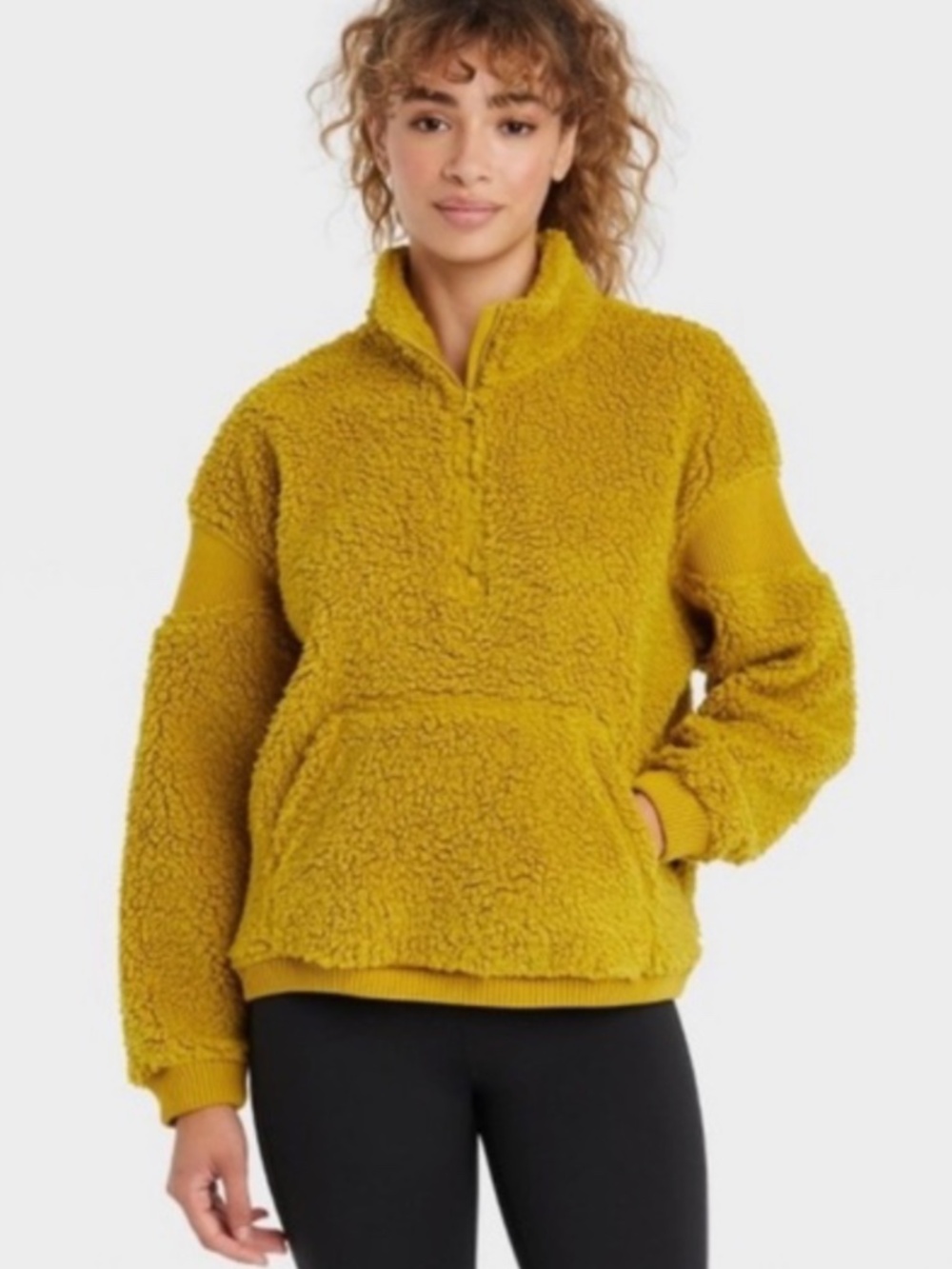 Yellow Joylab Fleece Half-Zip